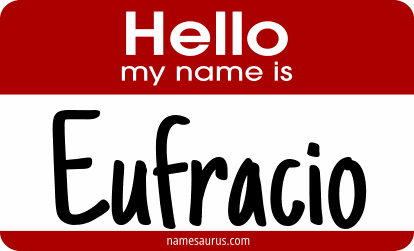 Hello my name is Eufracio png download