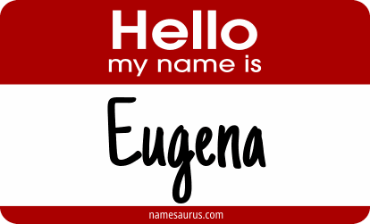 Hello my name is Eugena png download