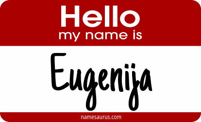 Hello my name is Eugenija png download