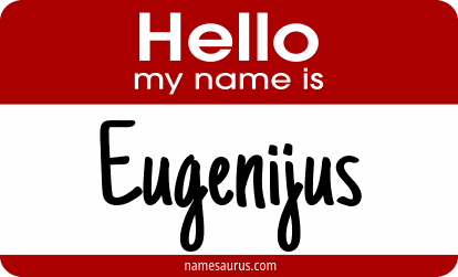 Hello my name is Eugenijus png download