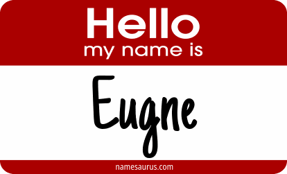 Hello my name is Eugne png download
