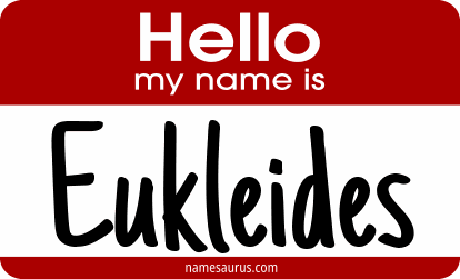 Hello my name is Eukleides png download