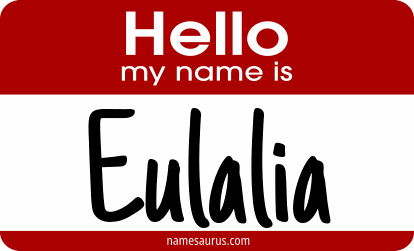 Hello my name is Eulalia png download