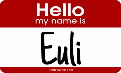 Hello my name is Euli png download