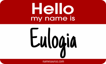 Hello my name is Eulogia png download