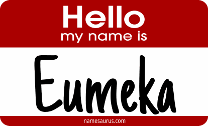 Hello my name is Eumeka png download