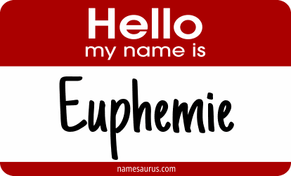 Hello my name is Euphemie png download