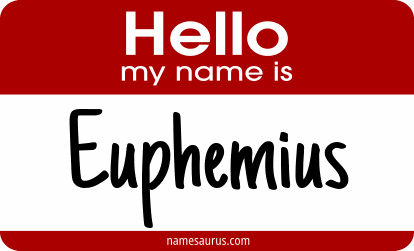 Hello my name is Euphemius png download