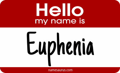 Hello my name is Euphenia png download