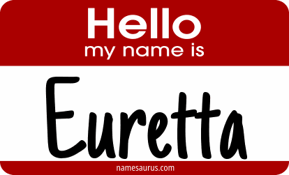 Hello my name is Euretta png download