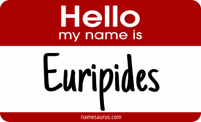 Hello my name is Euripides png download