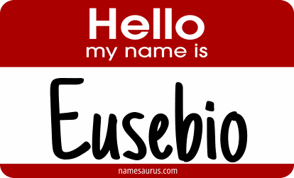 Hello my name is Eusebio png download