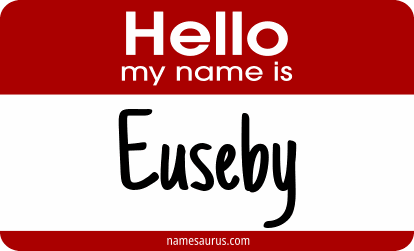 Hello my name is Euseby png download