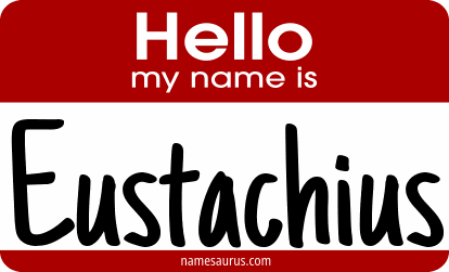 Hello my name is Eustachius png download