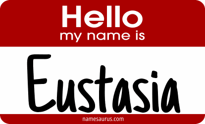 Hello my name is Eustasia png download
