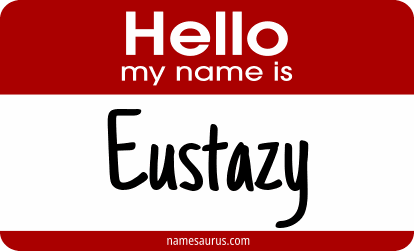 Hello my name is Eustazy png download