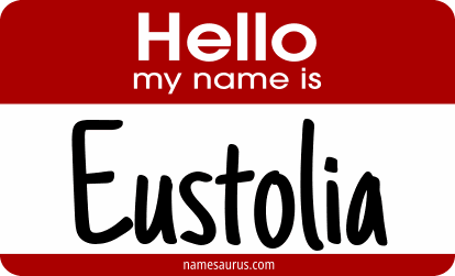Hello my name is Eustolia png download