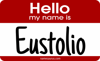 Hello my name is Eustolio png download