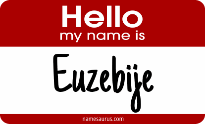 Hello my name is Euzebije png download