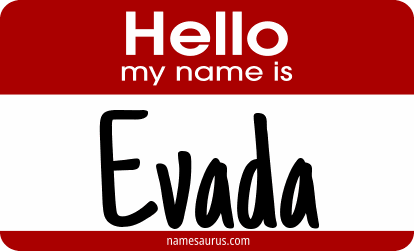 Hello my name is Evada png download