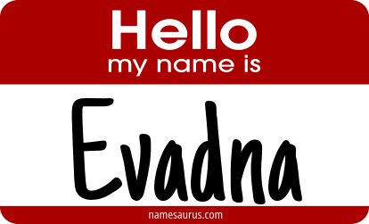 Hello my name is Evadna png download
