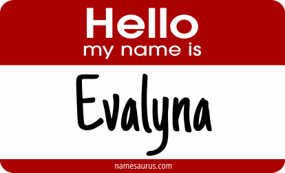 Hello my name is Evalyna png download