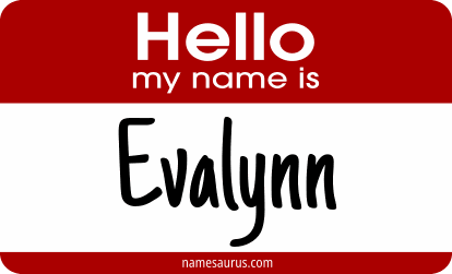Hello my name is Evalynn png download