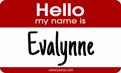 Hello my name is Evalynne png download