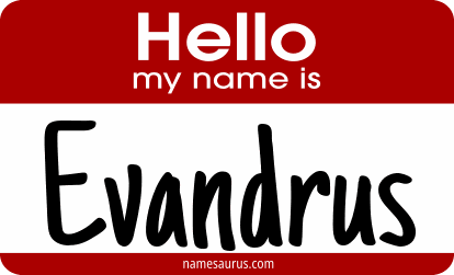 Hello my name is Evandrus png download