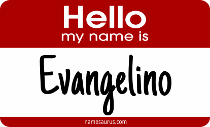 Hello my name is Evangelino png download