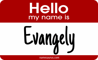 Hello my name is Evangely png download