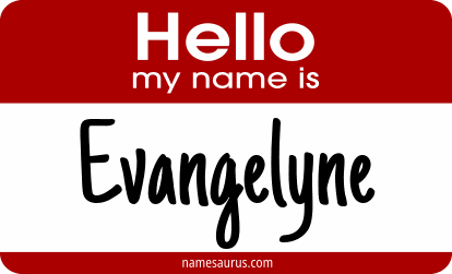 Hello my name is Evangelyne png download