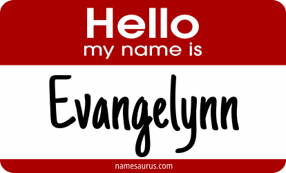 Hello my name is Evangelynn png download