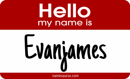 Hello my name is Evanjames png download