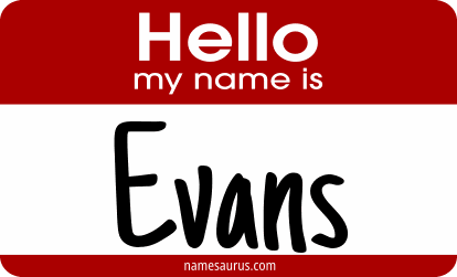 Hello my name is Evans png download