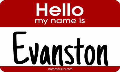 Hello my name is Evanston png download