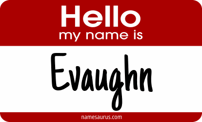 Hello my name is Evaughn png download