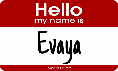 Hello my name is Evaya png download