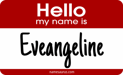 Hello my name is Eveangeline png download