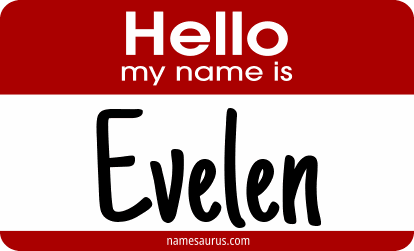 Hello my name is Evelen png download