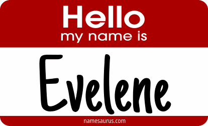 Hello my name is Evelene png download