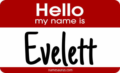 Hello my name is Evelett png download