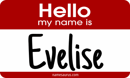 Hello my name is Evelise png download