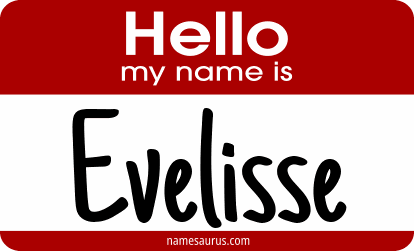 Hello my name is Evelisse png download