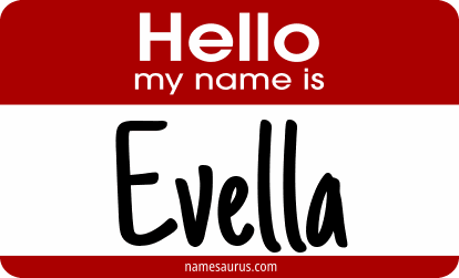 Hello my name is Evella png download