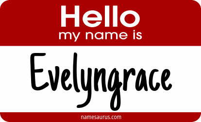 Hello my name is Evelyngrace png download