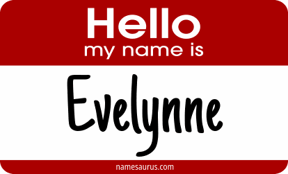 Hello my name is Evelynne png download