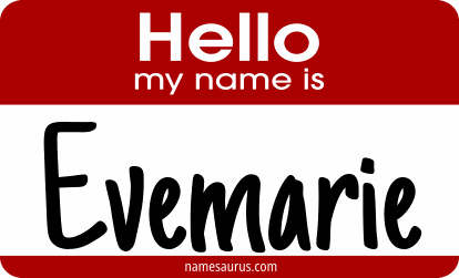 Hello my name is Evemarie png download