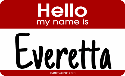Hello my name is Everetta png download