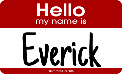 Hello my name is Everick png download